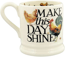 Load image into Gallery viewer, Emma Bridgewater Rise &amp; Shine Eggs &amp; Toast 1/2 Pint Mug
