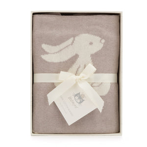 Jellycat Bashful Beige Bunny Blanket in gift box
