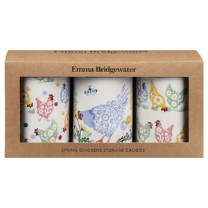 Emma Bridgewater Spring Chickens Storage Caddies (Set of 3)